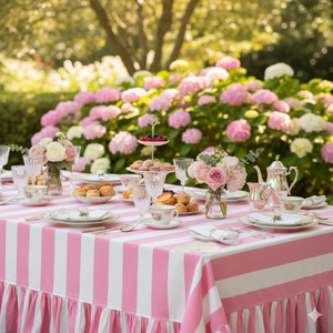 Khushboo <b>TABLE</b> <b>CLOTH</b> Natural Style Floral Print Home Decoration Wedding Garden <b>Party</b> <b>Table</b> Runner Placemat - Product Image 4