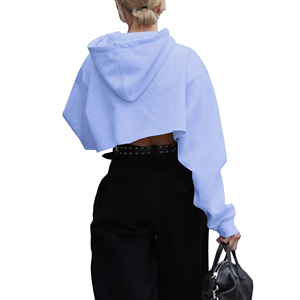 Sudadera con capucha transpirable de calle para mujer, ropa de uso diario, sudaderas con capucha con aspecto elegante, sudaderas con hombros caídos para mujer - Product Image 2