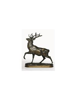 รูปปั้นสัตว์เหล็กโบราณที่ไม่เหมือนใครสำหรับตกแต่งบ้านที่สวยงามและตกแต่งสวนที่สร้างสรรค์ในแบบชนบท - Product Image 3