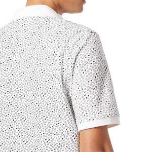 เสื้อโปโลผู้ชายสีขาวพิมพ์ลายเรียบ ผ้าฝ้ายถัก 100% ระบายอากาศได้ดี สำหรับใส่เป็นเสื้อเชิ้ต ออกแบบโลโก้ได้ตามต้องการ แขนครึ่งตัว ใส่ได้ทุกวัน - Product Image 4