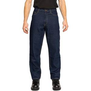 Pantalones vaqueros azules desgastados lavados para hombre Otoño Invierno Casual Streetwear Jeans de pierna recta hombres - Product Image 1