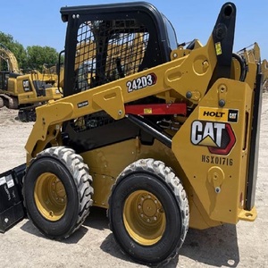 รถตักขนาดเล็กรูปแมว242D3พรีเมี่ยมเครื่องจักรสำหรับการก่อสร้างและการเกษตร - Product Image 5