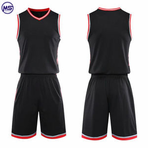 Uniformes de basket-ball à séchage rapide entièrement par sublimation maillot et short réversibles grande taille respirants et confortables - Product Image 3