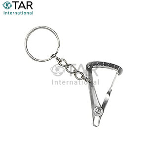 Dental Caliper Keychain Stainless Steel Mini Measuring Keyring <b>Dentist</b> Hygienist <b>Gift</b> Dental Caliper Charm Medic Instruments - Product Image 4