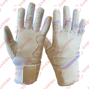 Meilleurs gants de frappe longs personnalisés de couleur professionnelle en cuir de vache véritable Cabretta, durables et légers pour le baseball - Product Image 1