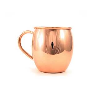 Top Selling High Quality Minimalist Genuine Copper Moscow Mule Mug Lead Free Pure Copper Tumbler for Wedding <b>Gift</b> - Product Image 1
