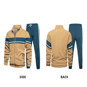 Men's Winter Hooded Solid Tracksuits for Jogging Running Training & Sports Wear Made of High Quality Cotton Fabric - Product Image 3