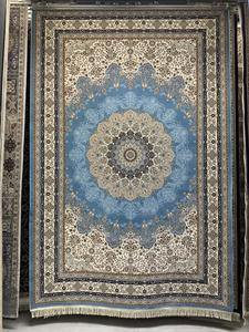 Tapis turc Kilim en bambou de haute qualité résistant aux taches réversible lavable à usage domestique - Product Image 2