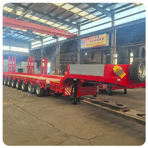 Semirremolque <span class=keywords><strong>de</strong></span> Cuello <span class=keywords><strong>de</strong></span> Cisne <span class=keywords><strong>de</strong></span> Alta Calidad y Buen Precio, 12 Ruedas, 3 <span class=keywords><strong>Ejes</strong></span>, 4 <span class=keywords><strong>Ejes</strong></span>, 60 Toneladas, 100 Toneladas, Personalizable, Resistente - Product Image 4