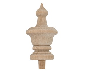 Broche en bois non finie, Broches en bois non peintes pour l'artisanat, Fourniture de chaises en bois - Product Image 1