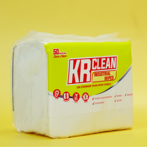 Krclean Industrial 25x30cm Toallitas de Tela No Tejida 40 Hojas por Paquete Ecológico 500g Limpieza de Aceite y Grasa para Muebles - Product Image 5