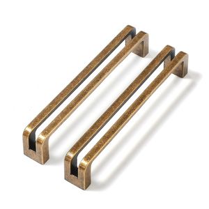 Poignée en laiton massif de style antique pour portes d'armoires en bois vintage avec motifs floraux gravés détaillés pour la décoration intérieure - Product Image 5