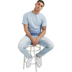 Camisetas de Hombre al por Mayor, Nuevo Diseño, Estilo Hip Hop, 100% Algodón, Contraste de Color, Tallas Grandes, Personalizables - Product Image 6