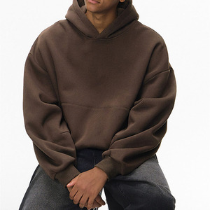 Sudadera con Capucha de Felpa Gruesa de 500 Gsm, Estilo Urbano, Lavada, Desgastada, Decolorada al Sol, Fabricantes de Ropa Personalizada - Product Image 3