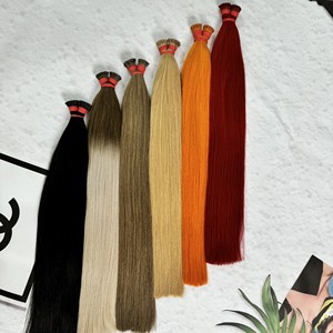 ผมต่อแบบผมเรมี่ผมต่อแบบเป็นกลุ่มสีธรรมชาติ - Product Image 4