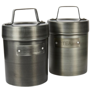 Glossy Polished <b>Container</b> Box <b>Metal</b> Home Kitchen Use Deep & Large Storage Canister Set at Low Price - Product Image 5