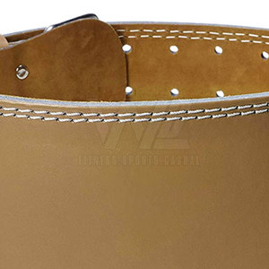 Professional Heavy Duty Eco-Friendly Sustainable Leather Weightlifting Belt Non-Slip Buckle for <b>Back</b> <b>Support</b> Powerlifting Unisex - Product Image 5