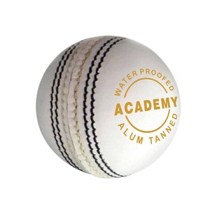 Lot de 6 balles de cricket Academy en cuir blanc de qualité supérieure Balles en cuir Tannde ALUM standard international - Product Image 3