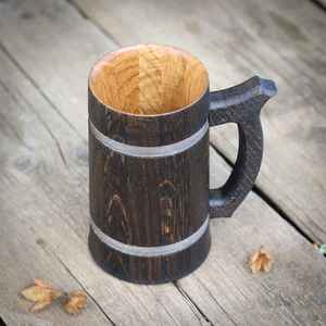 Taza de cuerno auténtica, taza ecológica rústica natural hecha a mano, vajilla duradera, perfecta para café, té, whisky - Product Image 6