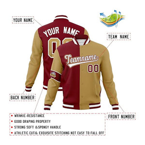 Chaqueta Varsity de Invierno en Nuevos Colores, 100% Lana, Cuello Alto, con Capucha, Resistente al Viento, Transpirable, Antibacteriana, con Logotipo Frontal, para Hombre - Product Image 3