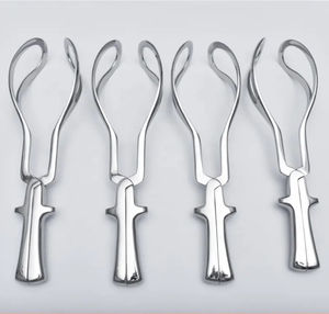 Pinces obstétriques en acier d'instruments de gynécologie chirurgicale manuelle Simpson pour Ob/Gyn - Product Image 5