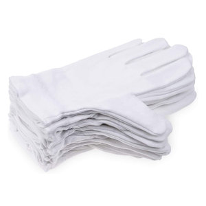 Gants de sécurité 100% coton de haute qualité tissu bonne adhérence gants en tissu de coton pour une utilisation quotidienne manipulation fournissant le gant - Product Image 2