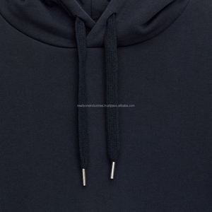 Sweat à capuche oversize personnalisable en coton 465gsm pour hommes, sweat-shirts streetwear lourds à capuche de luxe, imprimé teint uni d'hiver - Product Image 6