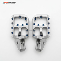 Repose-pieds en alliage d'aluminium CNC avec logo personnalisé, prêts à être expédiés, pour Sur Ron Ultra Bee, améliorations pour moto électrique tout-terrain