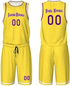 Uniforme de baloncesto ligero de alta calidad para adultos Estilo único Color sólido Conjunto de talla grande Transpirable Más ropa de baloncesto - Product Image 5