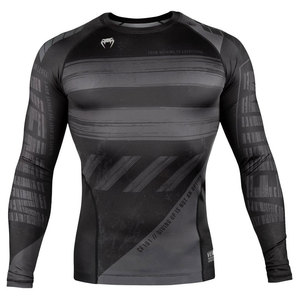 HQ rash GUARD MMA BJJ เสื้อออกกำลังกายแขนยาวพิมพ์ลายดิจิทัลตามสั่งพิมพ์ HQ - Product Image 1