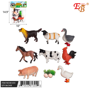 12 pezzi animali da fattoria Set 36/2/18PC/CS giocattoli di tipo animale - Product Image 1