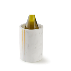 Refroidisseur de vin en marbre Vin Champagne Seaux Refroidisseurs et Supports Cuisine Stockage Sculpté À La Main Forme Unique Pierre - Product Image 2
