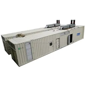 Gerador resistente, 2200kw 2750kva alta tensão 4600v 6600v 11000v 13000v diesel