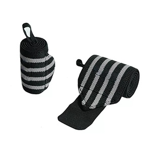 Sangles d'haltérophilie confortables à haute résistance, enveloppes de poignet en coton pour la gym et l'haltérophilie - Product Image 2