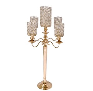 Metal Candle Stand Wedding Centerpiece <b>Candlestick</b> Pillars <b>Holder</b> for Weddings Special Occasions - Product Image 4