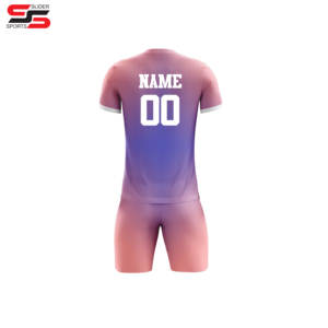 Vêtements de sport personnalisés en polyester à séchage rapide de qualité supérieure vêtements de football pour hommes ensemble d'uniformes maillots de football personnalisés - Product Image 4