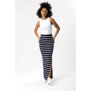 Falda a Rayas con Abertura - Product Image 2