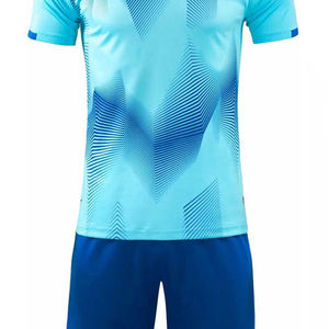 Kit d'uniformes de sublimation en gros maillots de football français ensemble de maillots et shorts de football réversibles uniformes de sports de plein air - Product Image 5