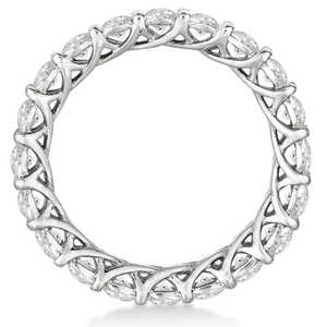 แหวนวันครบรอบเพชรทองคำขาว 14K สุดหรู 2.50 กะรัต - Product Image 3