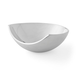 Bol en métal en acier inoxydable de qualité supérieure de forme circulaire avec base en bois Vaisselle et vaisselle décoratives personnalisables - Product Image 3