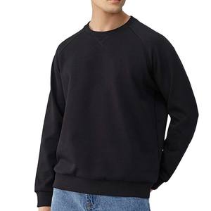 Sudaderas con capucha y sudaderas para hombre Sudadera de cuello redondo de algodón con bordado personalizado para hombre Sudadera de gran tamaño con cuello redondo para hombre - Product Image 4
