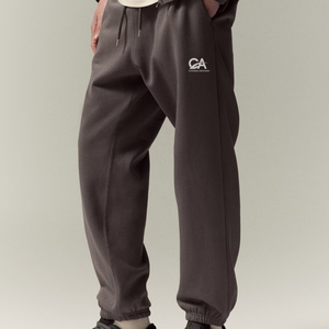 Pantalones de chándal de pierna ancha rectos de gran tamaño personalizados, pantalones de chándal transpirables, pantalones de chándal informales Acampanados para hombres - Product Image 2