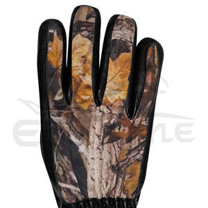 Venta al por mayor de guantes de piel de oveja de camuflaje digital de diseño personalizado compatible con pantalla táctil invierno cálido guantes cómodos proveedor - Product Image 4