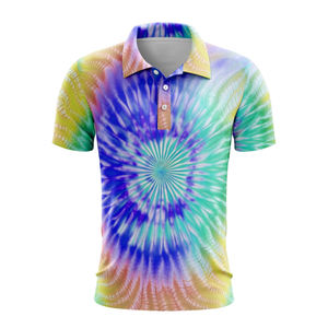 Venta caliente de alta calidad de los hombres de talla grande para Polos cómodos 100% poliéster liso uniforme impresión bordado Logo - Product Image 5