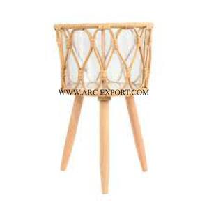 Rotin Matériel Pots et Jardinière Merveilleux Conception Ensemble De 2 Tailles Différentes Maison Intérieur Décoratif fantaisie Jardinières et Pots - Product Image 5