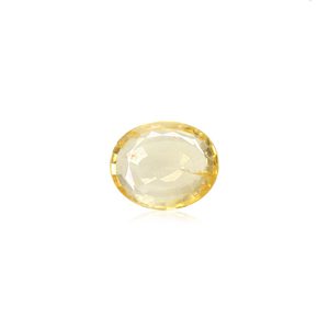 Zafiro Amarillo Natural de 9.89 Quilates, Gema Suelta Facetada con Corte Esmeralda Ovalado y Marquesa, Disponible en Marrón y Rojo - Product Image 1