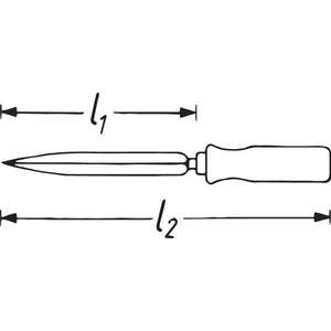 Hazet Three-<b>Square</b> Hollow Scraper Cutting & Forming <b>Tool</b> - Product Image 2