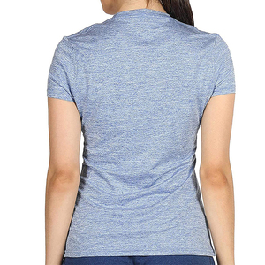 Vente chaude femmes 100% coton T-Shirt écologique de haute qualité respirant à manches longues coupe ample couleur unie - Product Image 6