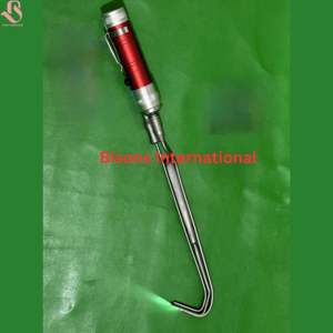 BISONS Vente en gros de rétracteurs en acier inoxydable Aufricht, ensemble d'instruments à fibres optiques avec aspiration et lumière LED pour la chirurgie plastique - Product Image 2