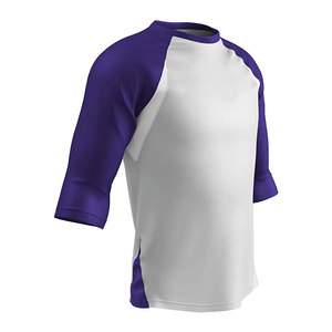 Team Sports Baseball Jersey 100% Polyester Breathable Quick Dry Short Sleeve Crew Neck T-Shirts for Men - Product Image 4
